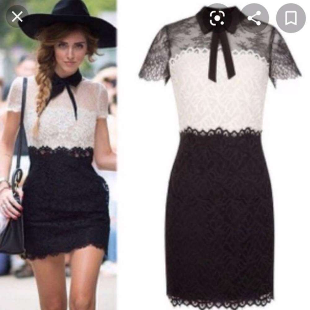 New Sandro Rozen Black Lace Dress - Picture 2 of 11
